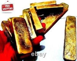 1980 Grams Scrap Gold Bar For Gold Recovery Melted Different Computer Coin Pins