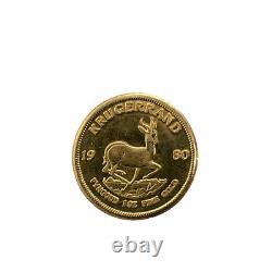 1980 Miniature Krugerrand South Africa 22Kt Gold 9mm 0.3 gram Novelty Token-Coin