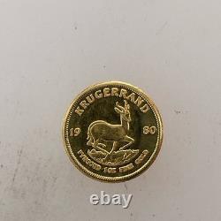 1980 Miniature Krugerrand South Africa 22Kt Gold 9mm 0.3 gram Novelty Token-Coin