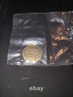 1981 14K GOLD COIN NEW Danbury Ronald Reagan Inauguration Solid Gold 1 Gr Mint