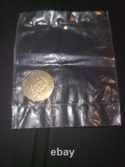 1981 14K GOLD COIN NEW Danbury Ronald Reagan Inauguration Solid Gold 1 Gr Mint