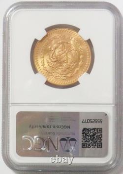 1981 Mo Gold Mexico 1/2 Onza Winged Libertad Coin Ngc Mint State 67