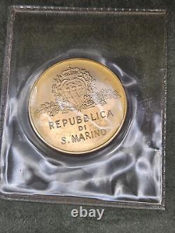 1981 Republic of San Marino 5 Scudi Gold Coin 15g 22K Solid Gold