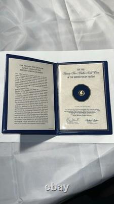 1982 Twenty-Five Dollar Gold Coin Of The British Virgin Islands, 1.50 Grams