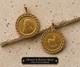 1983 South African Krugerrand 1/10 Oz Fine Gold 22k Coin Yellow Gold 14k Pendant