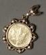 1984 Canada 1/10 Oz. 9999 Maple Leaf In 14k Yellow Gold Pendant + Diamonds 6.14g
