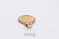 1984 Gold Panda Coin Pendant Set In 14k Yellow Gold 2.8 Grams Eb0826ocrsa