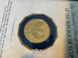 1985 FM Egypt 100 Pound 17.15 Grams. 900 Gold Coin Only 1800 Minted High Grade