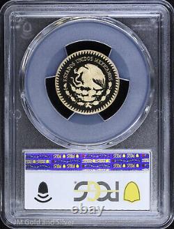 1985-Mo 250P Mexico Gold Proof World Cup Soccer PCGS PR 69 DCAM Top Pop