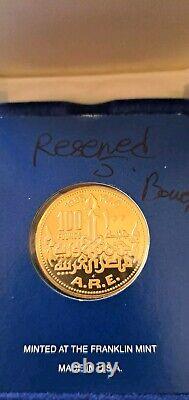 1985FM Egypt 100 Pound 17.15 Grams. 900 Gold Coin Only 1800 Minted High Grade