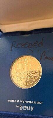 1985FM Egypt 100 Pound 17.15 Grams. 900 Gold Coin Only 1800 Minted High Grade