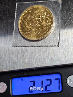 1986 Japan Emperor's 60th Anniversary 100,000 Yen Showa. 999 Gold Coin 20g BU