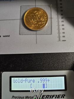 1986 Japan Emperor's 60th Anniversary 100,000 Yen Showa. 999 Gold Coin 20g BU
