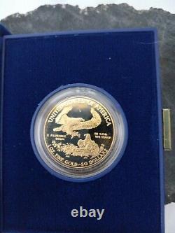 1987 $50 GOLD AMERICAN EAGLE PROOF COIN 33.931 Grams