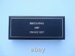 1987 Brittannia Royal Mint Gold 4-coin Proof Set