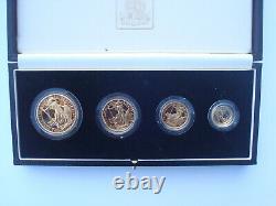 1987 Brittannia Royal Mint Gold 4-coin Proof Set