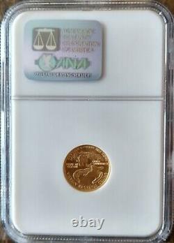 1989 $5 Gold American Eagle NGC MS 69 1/10oz! Beautiful Gold Coin