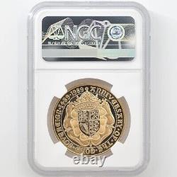 1989 Great Britain Sovereign Anniv. 5£ 39.94Grams Gold Proof Coin NGC PF 70 UC