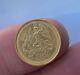 1989 Isle Of Man 1/10 Oz Angel Gold Coin 22ct Gold Weighs 3.4 Grammes