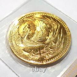 1990 Japan The Enthronement of Akihito 100,000Yen 30Grams Gold CoinJ