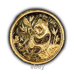 1991 3 Yuan China 1 Gram Gold Panda Coin SKU-G3293