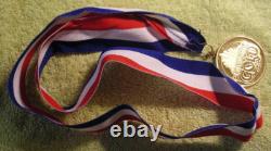 1992 El Dorado Casino 24 Kt. Gold Olympic like medal 31 grams in box with COA