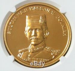 1994 GOLD BRUNEI 500 MINTED 2oz 63 GRAM $1000 NGC MINT STATE 69 INDEPENDENCE