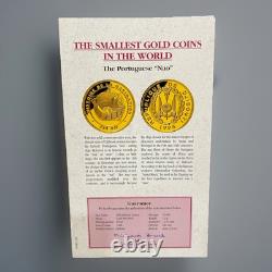 1996 Djibouti 250 Francs 1.3 g 24ct (999) Gold Coin Portuguese Não COA