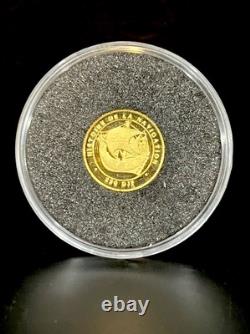 1996 Djibouti 250 Francs 1.3 g 24ct (999) Gold Coin Portuguese Não COA