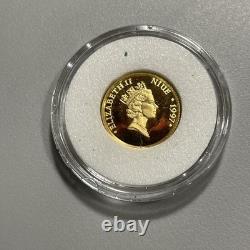 1997 Niue $10 Liberty 1/25 oz Gold Proof Coin Low Mintage
