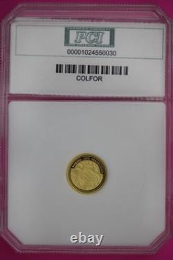 1998 Palau $1 Gold Coin Proof Cameo 1.25 Grams. 999 Guaranteed Genuine Slab 936