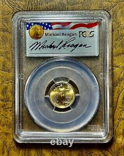 1999 $5 Gold Eagle 22K 3.39 Grams PCGS MS69 Reagan Pop 47 Gaudens Design # IAN