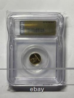 1g Clean Ripz Gold Round ICG MS70 PL. 9999 Fine Gold Micro Round Rare