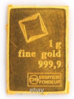 1g One Gram Valcambi Breakaway. 999 Fine Gold Combi Bar Investment Esg Matte