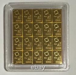2-1 gram Gold CombiBarT Valcambi Suisse Bar. 9999