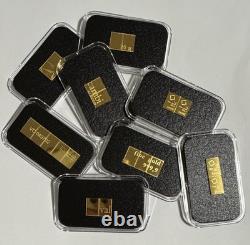 2-1 gram Gold CombiBarT Valcambi Suisse Bar. 9999