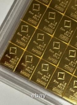 2-1 gram Gold CombiBarT Valcambi Suisse Bar. 9999
