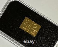 2-1 gram Gold CombiBarT Valcambi Suisse Bar. 9999