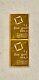 2- 999.9 Fine Gold, 1 Gram, Valcambi Bars, See Other Gold, Silver, & Coins