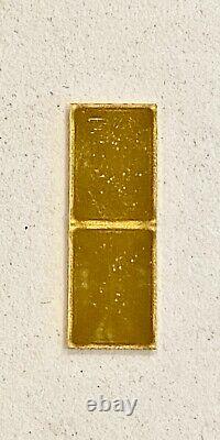 2- 999.9 Fine Gold, 1 Gram, Valcambi Bars, See Other Gold, Silver, & Coins