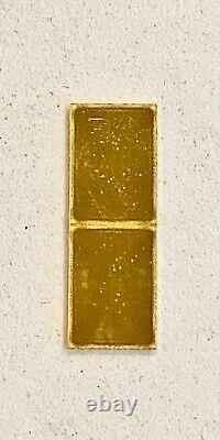 2-999.9 Fine Gold, 1 Gram, Valcambi Bars, See Other Gold, Silver, & Coins