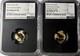 2-coin Set 2026 Niue G$1 (1 Gram) & G$2 (2 Gram) Gold T-rex Ngc Reverse Pf70