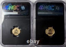 2-Coin Set 2026 Niue G$1 (1 gram) & G$2 (2 gram) Gold T-Rex NGC Reverse PF70
