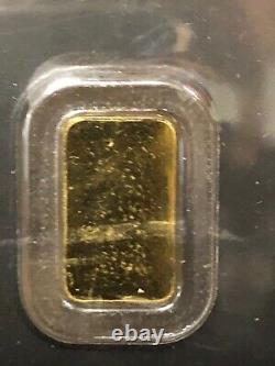 2 grams gold. GEM BU. 9999 Gold Bar ARGOR-HERAEUS (Encapsulated withAssay) 564291