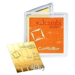 20 gram (20 x 1 g) Valcambi Gold CombiBar