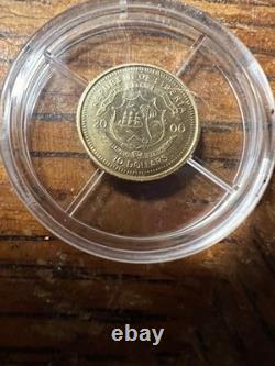 2000 Civil War Gold $10 Dollar Coins x4 Uncirculated. 5 Gram Gold