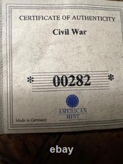 2000 Civil War Gold $10 Dollar Coins x4 Uncirculated. 5 Gram Gold