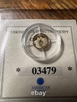 2000 Civil War Gold $10 Dollar Coins x4 Uncirculated. 5 Gram Gold