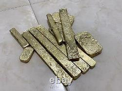 2000 GRAMS Scrap Gold Bar For Gold Recovery Melted Different Computer Coin Pins