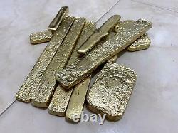2000 GRAMS Scrap Gold Bar For Gold Recovery Melted Different Computer Coin Pins